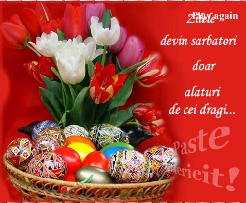 Paste fericit