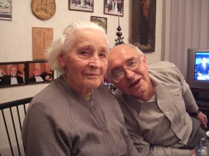 Sergiu cu mama Domnica