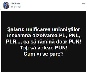 bratu despre PUN